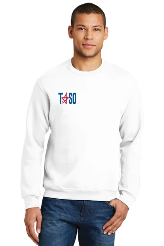 Stripes Plus TASO Embroidered Volleyball Sweatshirt 1 Stripes Plus TASO Embroidered Volleyball Sweatshirt