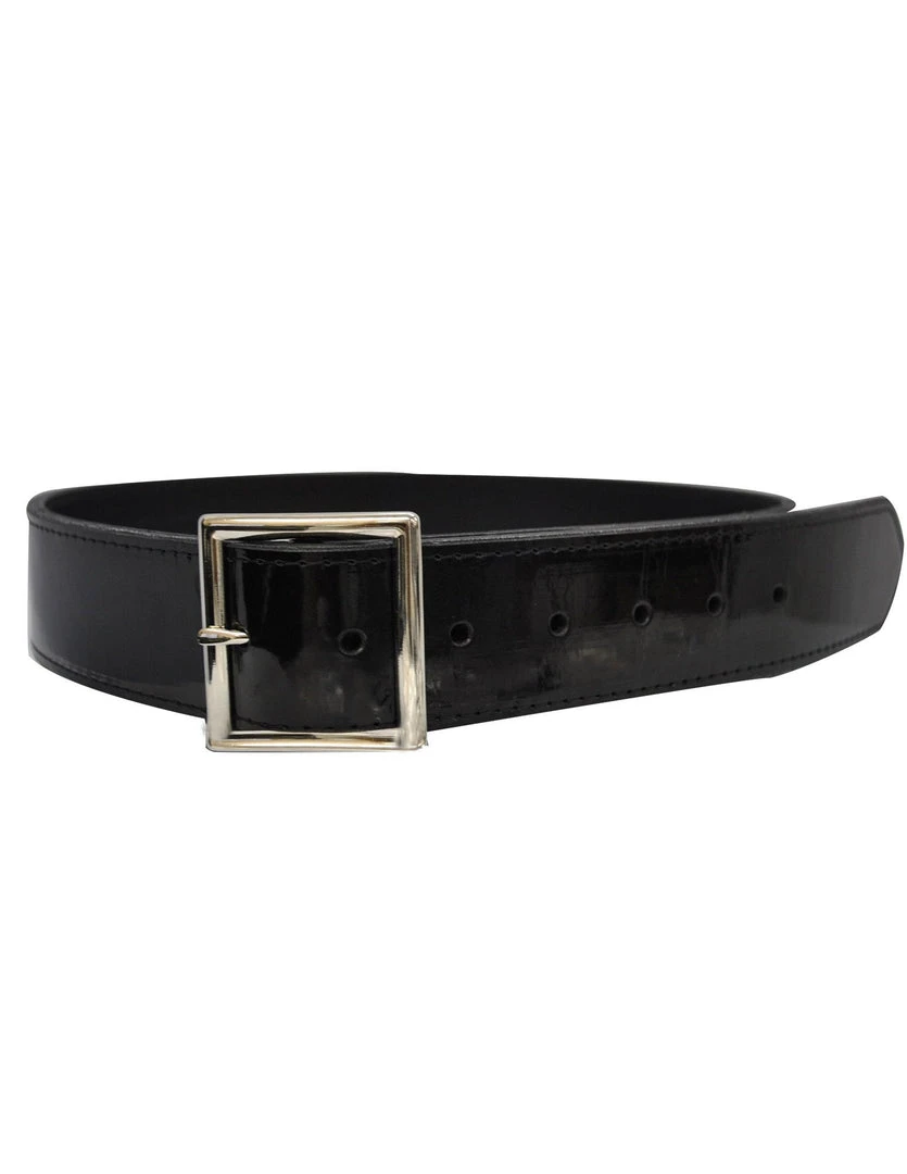 Smitty Black Patent 1 3/4" Leather Belt 1 Smitty Black Patent 1 3/4" Leather Belt