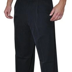 Smitty "NEW TAPERED FIT" 4-Way Stretch Black Men's Basketball Pant