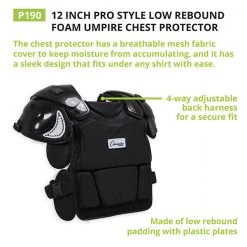 Champion Low Rebound Umpire Chest Protector 8 Champion Low Rebound Umpire Chest Protector