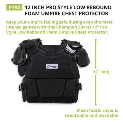 Champion Low Rebound Umpire Chest Protector