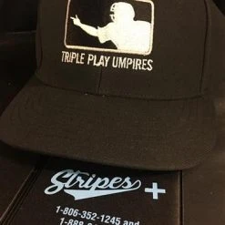 Stripes Plus Richardson NEW TPU Logo Without Words Umpire Surge Fitted Hat
