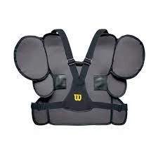 Chest Protectors WILSON MLB WEST VEST PRO GOLD 2 MEMORY FOAM UMPIRE CHEST PROTECTOR