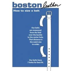 Honig's Boston Leather 1 3/4" Belt